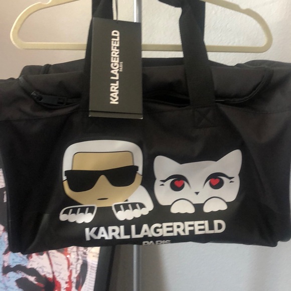 Karl Lagerfeld Bags Karl Lagerfeld Paris Duffel Bag With Iconic